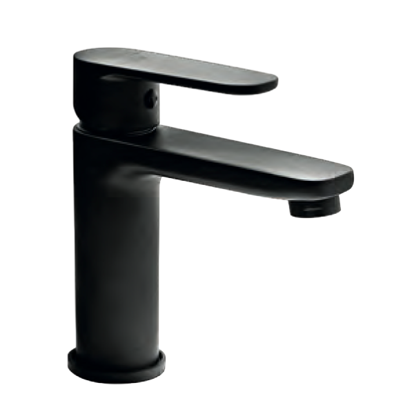 Keller Taps Winter Monocomando lavabo con scarico click-clack NERO OPACO - WN 20 NO