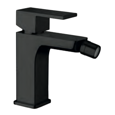 Keller Taps Square Monocomando bidet con scarico click-clack NERO OPACO - SQ 30 NO Italian Tile