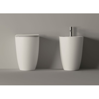 ALICE FORM Sanitari a terra Vaso, Bidet e Coprivaso soft-close 22240101 22250101 MC2201ES Italian Tile