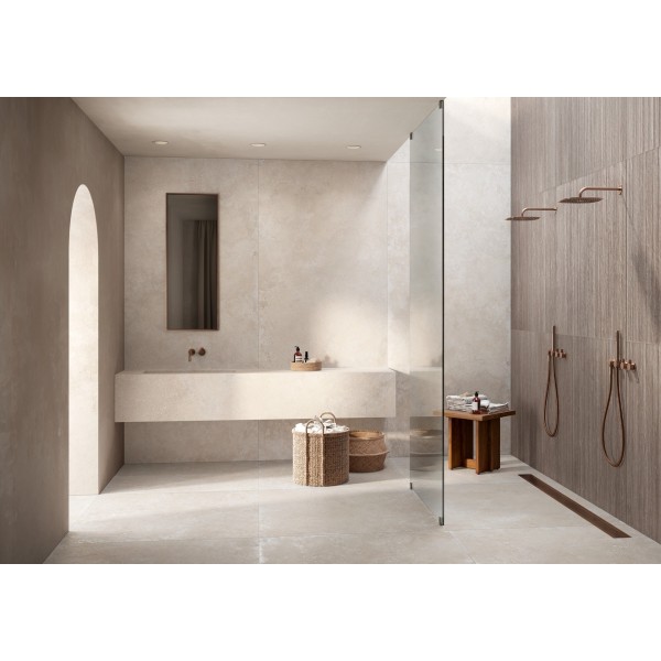 RAGNO TRAVERTINO STR CROSS WHITE 120x120 cm RCEH