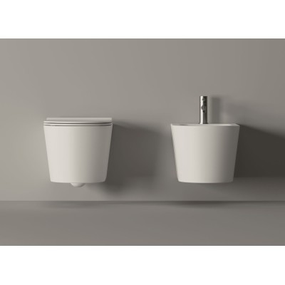ALICE FORM Sanitari Sospesi Vaso, Bidet e Coprivaso soft-close 22300101 22300101 MC2201ES Italian Tile