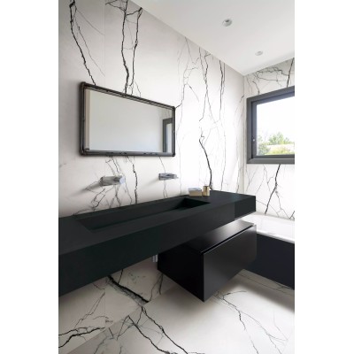 FLORIM B&W WHITE NATURALE 6MM 160X320 RET 751164 Italian Tile