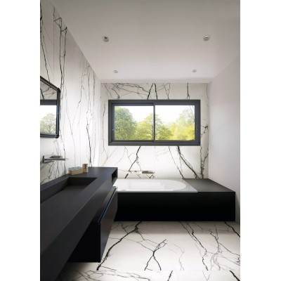 FLORIM B&W BLACK NATURALE 6MM 60X120 RET 751180 Italian Tile