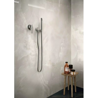 FLORIM ECCENTRIC LUXE CLOUDY WH GL 6MM 120X120R 778829 Italian Tile