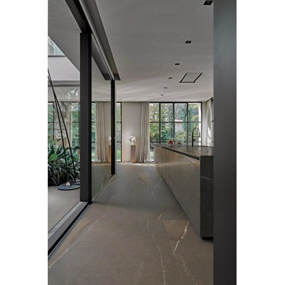 FLORIM CORETECH/ SATIN DARK 6MM 120X280 RETT 778905 Italian Tile