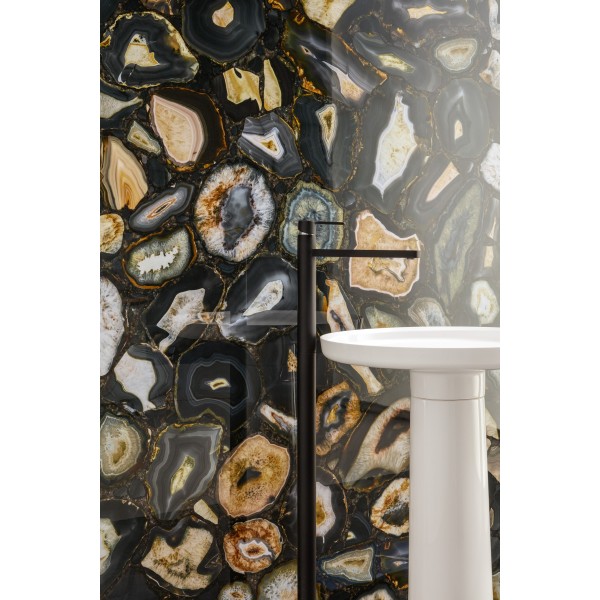 FLORIM MYSTIC LUXE BLACK SEA GOLD SAT 6MM60X120 779932