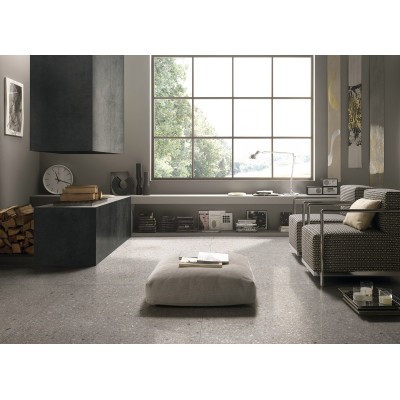 FLORIM MATCH UP CER.E.GREY MIX GLO 6MM 60X120R 772342 Italian Tile