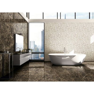 FLORIM BIJOUX MARRON IMPERIAL GLO 6MM 120X280 R 765700 Italian Tile