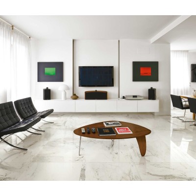 FLORIM STONES 2.0 CALACAT. GLOSSY 6MM 120X120 R 751781 Italian Tile
