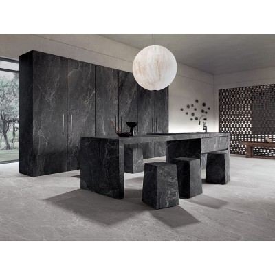 COTTO D'ESTE KERLITE 3PLUS ADVANTAGE GRAPHITE  S/KAD Naturale 50x100 cm - AEK9AD10 Italian Tile de