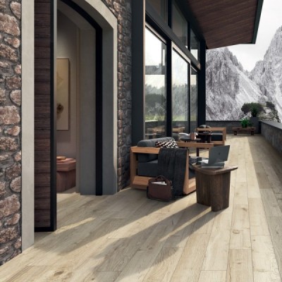 COTTO D'ESTE BLUSTYLE  WOOD PLANK ZERMATT Naturale 24x180 cm - ABG4LG30 Italian Tile it